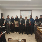 تجلیل معاون بهداشت دانشگاه از تلاشگران بهداشت محیط مرکز بهداشت استان